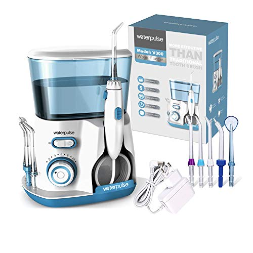 Kit 2 Unidades Irrigador Oral Fio Dental Waterpulse V300 Bivolt Limpeza profunda dentes combate geng