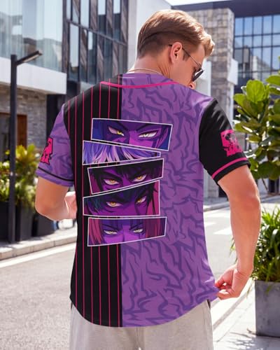 Image of 99TIMORO Fathers Holiday Graphic Baseball Jersey Shirts for Men and Women, Street Wear Funny Short Sleeve Top, Summer