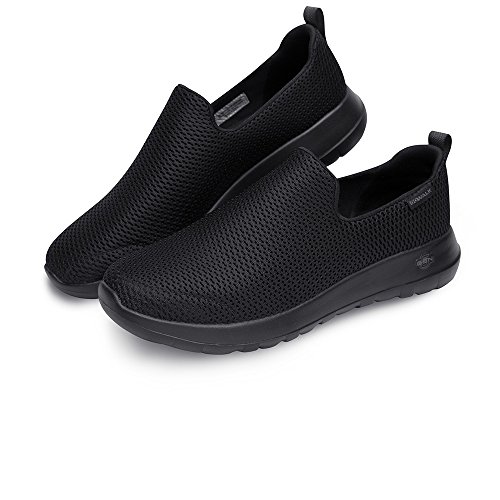 Skechers mens Go Walk Max-athletic Air Mesh Slip on Walking Shoe Sneaker, Black, 11 X-Wide US