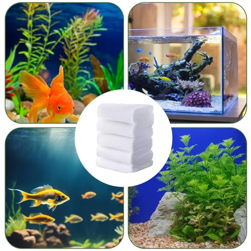Coton filtrant d'aquarium réutilisable pour stopper l'eau trouble