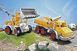Aus hochwertigem Kunststoff. Wader Quality Toys ConsTruck 3-Achs-Kipper u. Schaufellader (im Schaukarton)