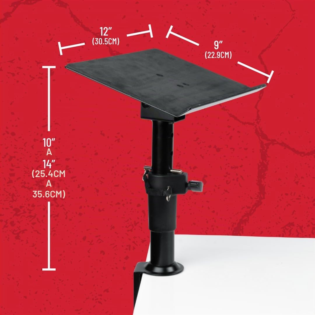 Gator Frameworks Soporte Universal para Ordenador portátil con Pinza para Escritorio y Altura Ajustable (GFWLAPTOP2500)