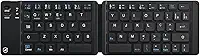 Gshield Mini Teclado Dobrável Bluetooth Sem Fio para Celular, Tablet e Computador, Teclas ABS Padrão ABNT2, Armor 30x8,5cm (Preto)
