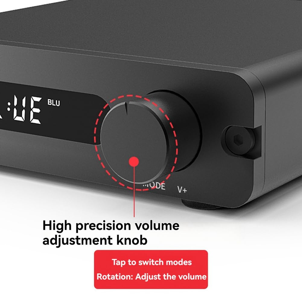 Amplificador Decodificador Integrado M300 Fever USB Clase D Amplificador Digital Amplificador de Alta Potencia Bluetooth para el Hogar