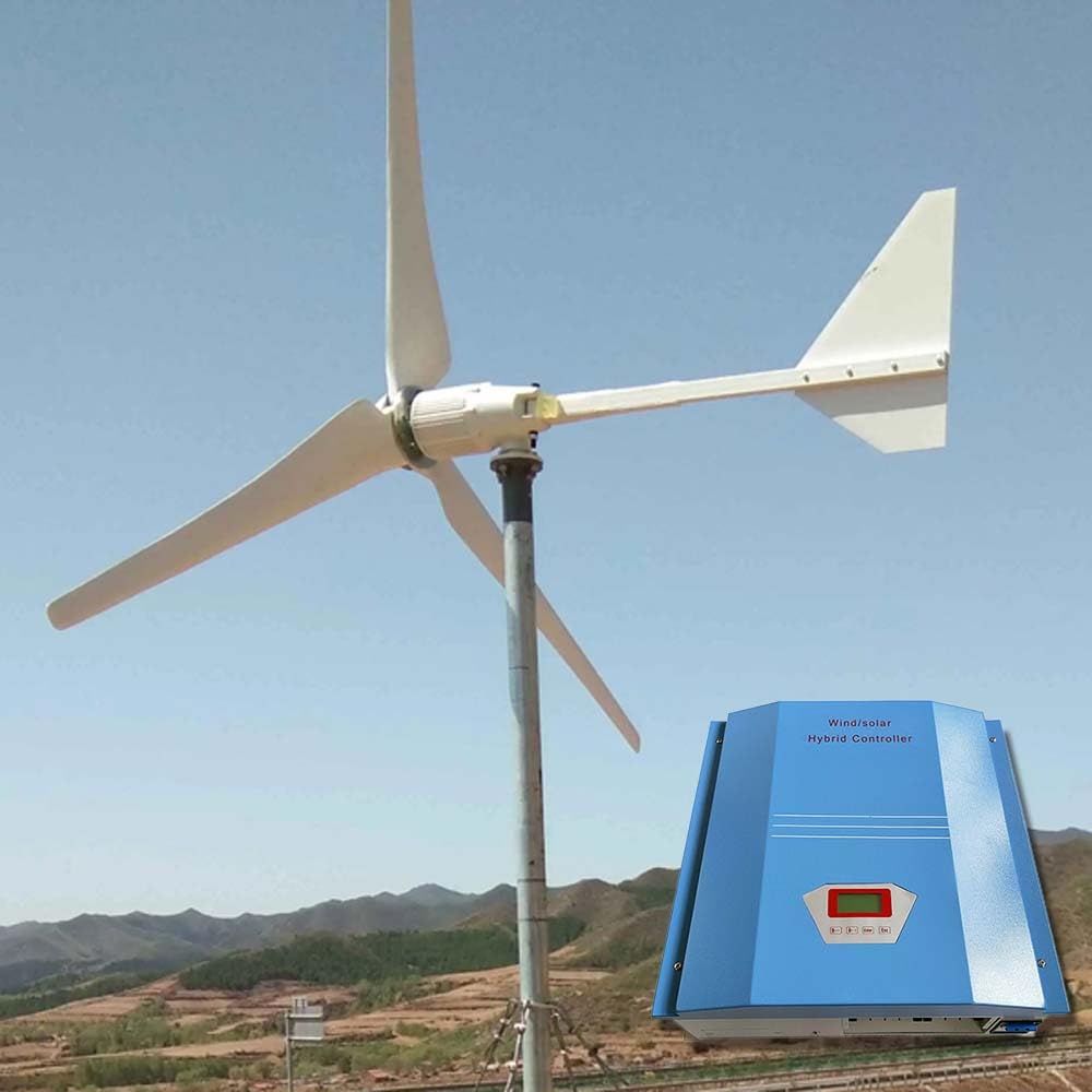 5000W Windkraftanlage Windgenerator Windturbine & Laderegler Off Grid System