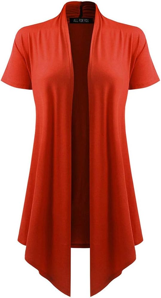 Lazzboy Women Sweater Sweatshirt Knitted Long Sleeve Deep V-Neck Wrap Front Plain Pullover Jumper Blouse