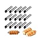 xutong Cannoli Stampi,15 Pezzi di Cannoli in Acciaio Inossidabile, Stampo per Croissant a Vite, Stampo per Corno Torta a Spirale Fai-da-Te, Stampo per Corno Crema Antiaderente