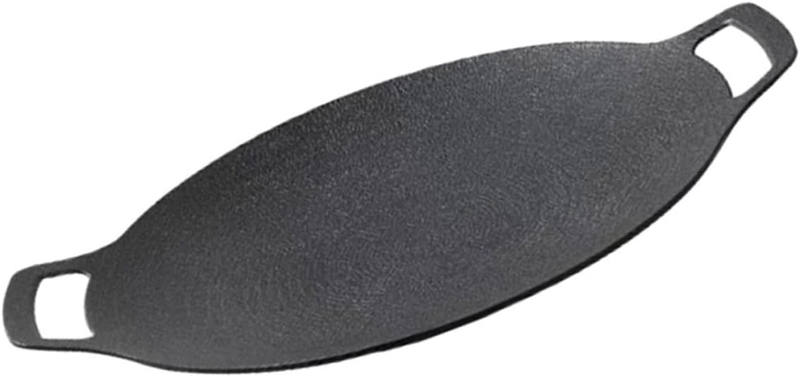 VICASKY Grill Pan for Camping Bbq Pan Outdoor Grilling Tray Pizza Tray Bbq Tool Sturdy Material