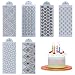 Torten Schablonen Set Torten Schablonen Muster Kuchen Schablonen Muster Backzubehör für Torten Kuchen Dekoration Schablonen für Kekse Fondant Dessert Geburtstag Hochzeit Kuchendekoration Backwerkzeuge