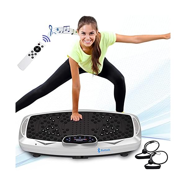 Healthgenie Full Body Vibration Machine, Vibrating Platform Exercise Machine for Whole Body Workout, 99-Level Viberation…