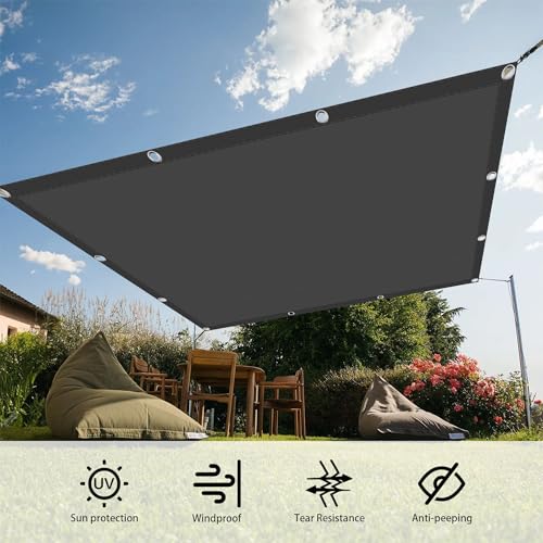 Voile d'ombrage 2.9 x 4.5 m protection UV extérieur et balcon - 4