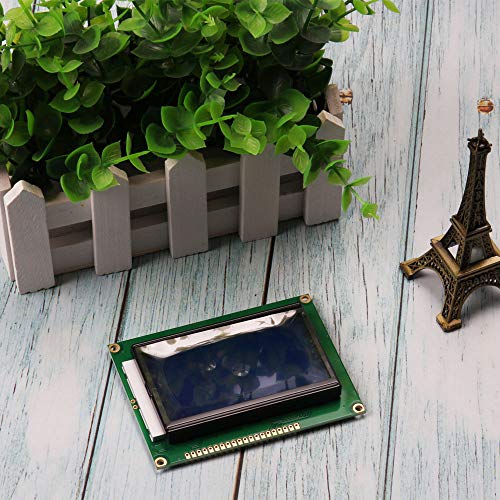 Ximimark 1Pcs 5V 12864 Lcd Display Module 128X64 Dots Graphic Matrix Lcd Blue Backlight #TOP1