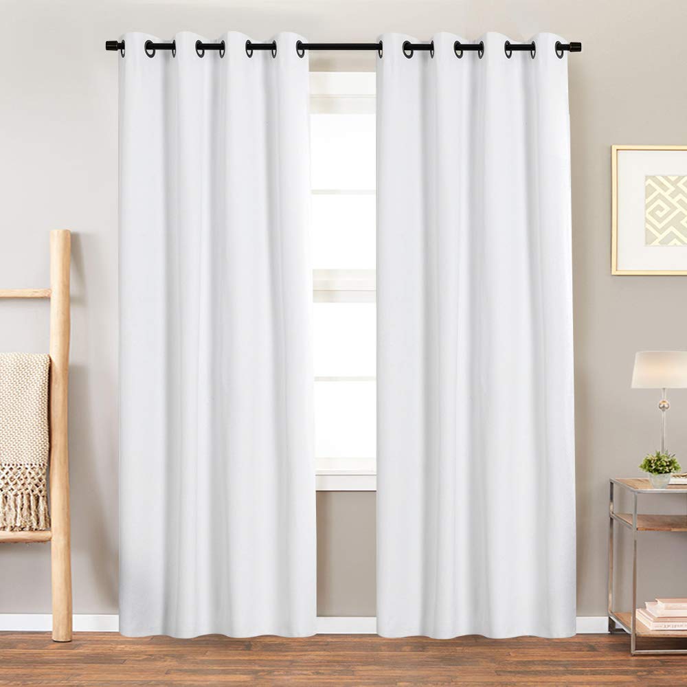 White Curtains With Blackout Curtains & Drapes