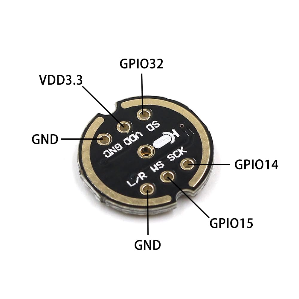2 Moduli Microfonici MEMS INMP441 Con Uscita Digitale I2S 24 Bit – Alta Sensibilità E Precisione Per Progetti Audio Con ESP32 E Microcontrollori