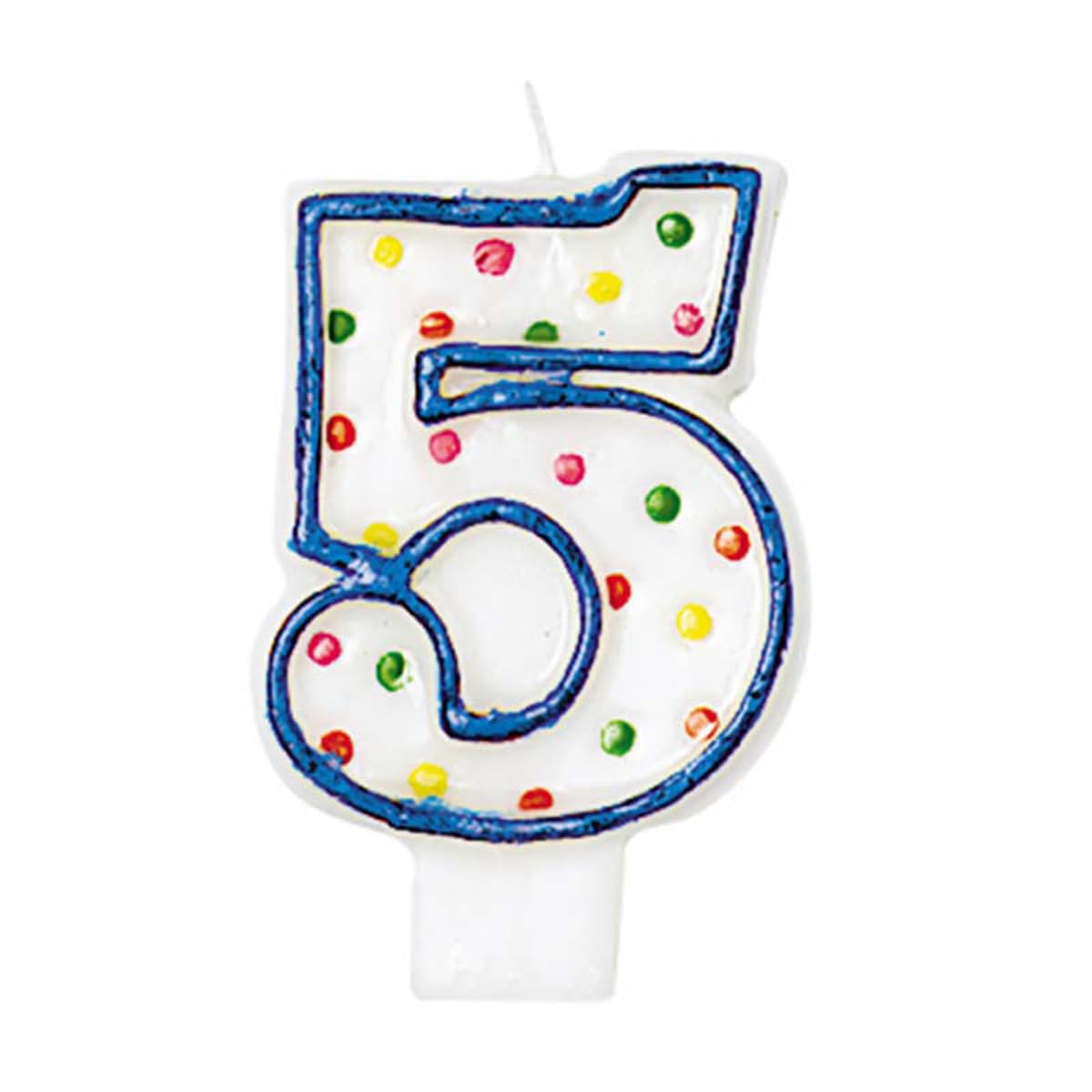 Amscan Dots Plus Stripes Party-Kerzen – Buntes Party-Zubehör Für Jeden Anlass
