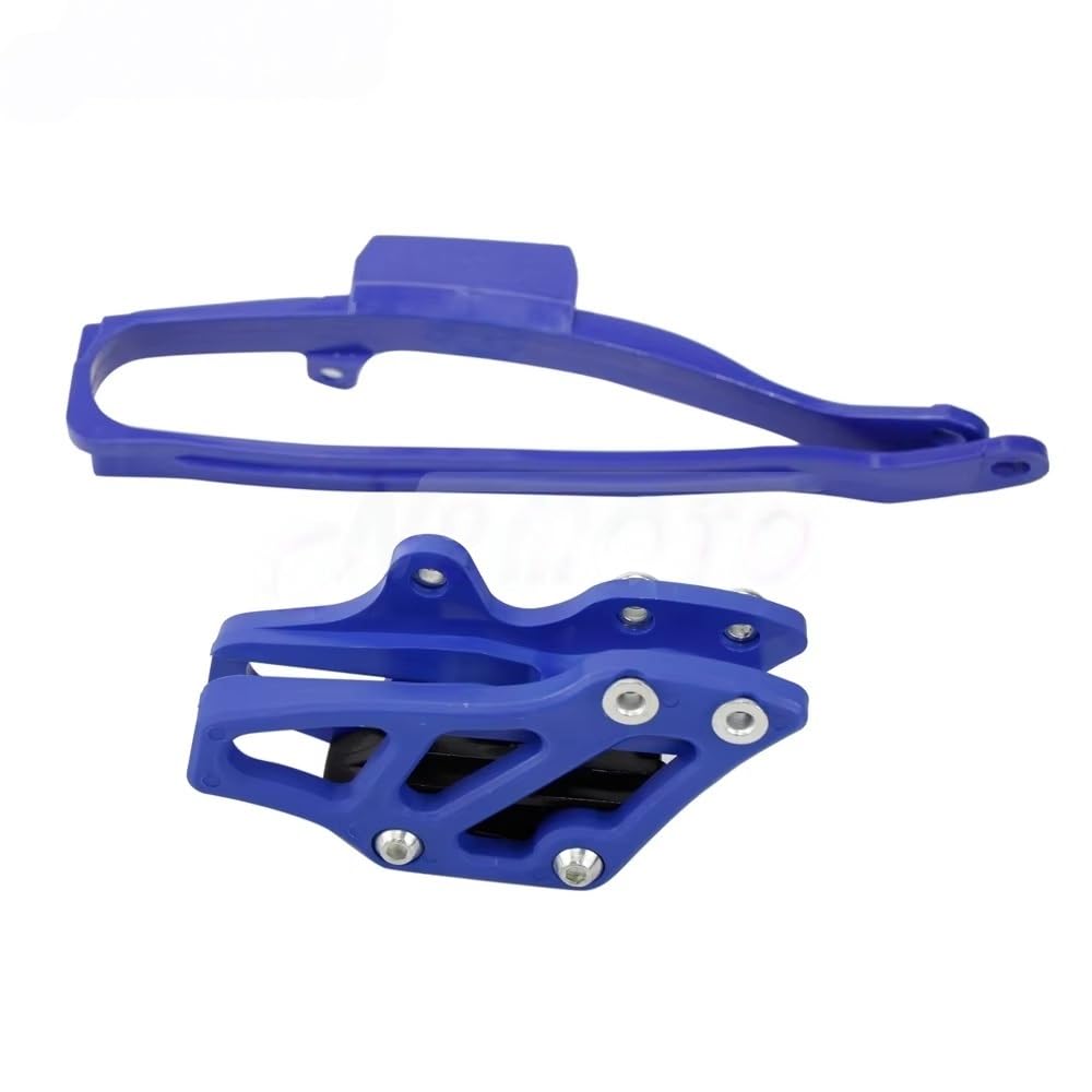 De Guía Cadena Deslizante Motocicleta Azul para YZ125 para YZ250 para YZF250 para YZF450 para WR250 para WR450 2007-2019 Guía Y Tensor