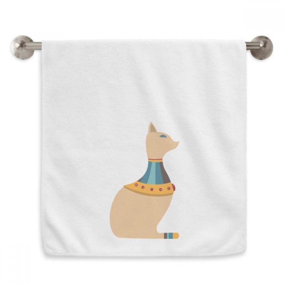 Serviette chat égyptien douce pour le visage fini les irritations de la peau