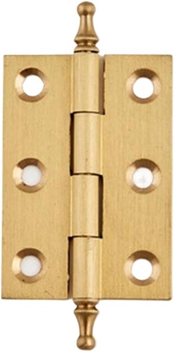 Frame Concealed Cabinet Door Hinge 1pcs Brushed Brass Decorative Cabinet Cupboard Door Butt Hinges Gold 2/2.5/3 Inch(2 inch)