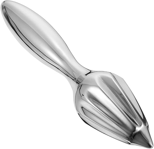BESTOYARD Exprimidor de limón de mano, de acero inoxidable, escariador manual de cítricos naranja, exprimidor de frutas ligero para extracción
