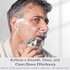 Dual-Blade Safety Razor with Pivoting Head, Reusable Metal Razors for Men, with 20 Double Edge Blades and Stand, Smooth Close Clean Shave, Silver