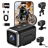 LXMIMI アクションカメラ 4K ウェアラブルカメラ WiFi搭載 スマホ連携 64GBカード付属 125°広角 小型ビデオカメラ ボディカメラ 8時間連続録画 静止画撮影 HDR搭載で夜間録画可能 ループ録画 GPS IP65防水防塵 Vlog 旅行 アウトドア 証拠撮影 日本語説明書