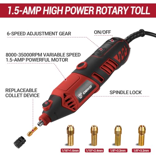 DEKOPRO Rotary Tool Kit
