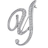 ANTOLL Y Letter Pins and Brooches For Women, Initial Brooch, Large Brooches For Women's Clothing, CC Brooch