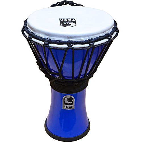 Toca Tfcdj-7Mb Freestyle Colorsound 7-Inch Djembe - Metallic Blue #TOP2