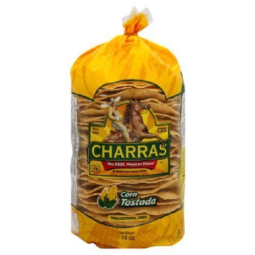 Charras, Tostada Natural Yellow, 14-Ounce (15 Pack)