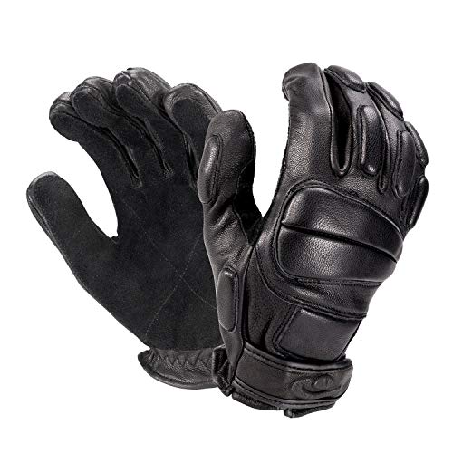 HATCH LR25 Reactor Padded Knuckle Tactical Glove, Black, Medium