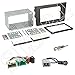 Produktbild Einbauset: Autoradio Doppel-DIN 2-DIN Blende Einbaurahmen Radioblende schwarz + ISO Radio Adapter Radioanschlusskabel + Volvo spezifischer Antennenadapter für Volvo XC90 (C Facelift) 05/2006-07/2014