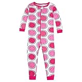 Lamaze Girls' Super Combed Natural Cotton Footless Stretchie One Piece Sleepwear, Baby and Toddler,...