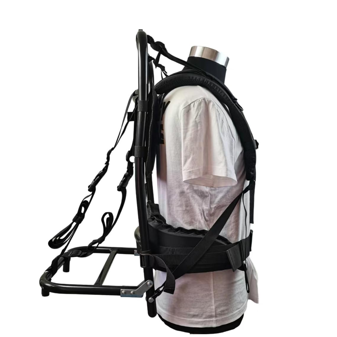 Amazon | アルミフレームパック軽量 背負う補助具 折りたたみ可能 着脱