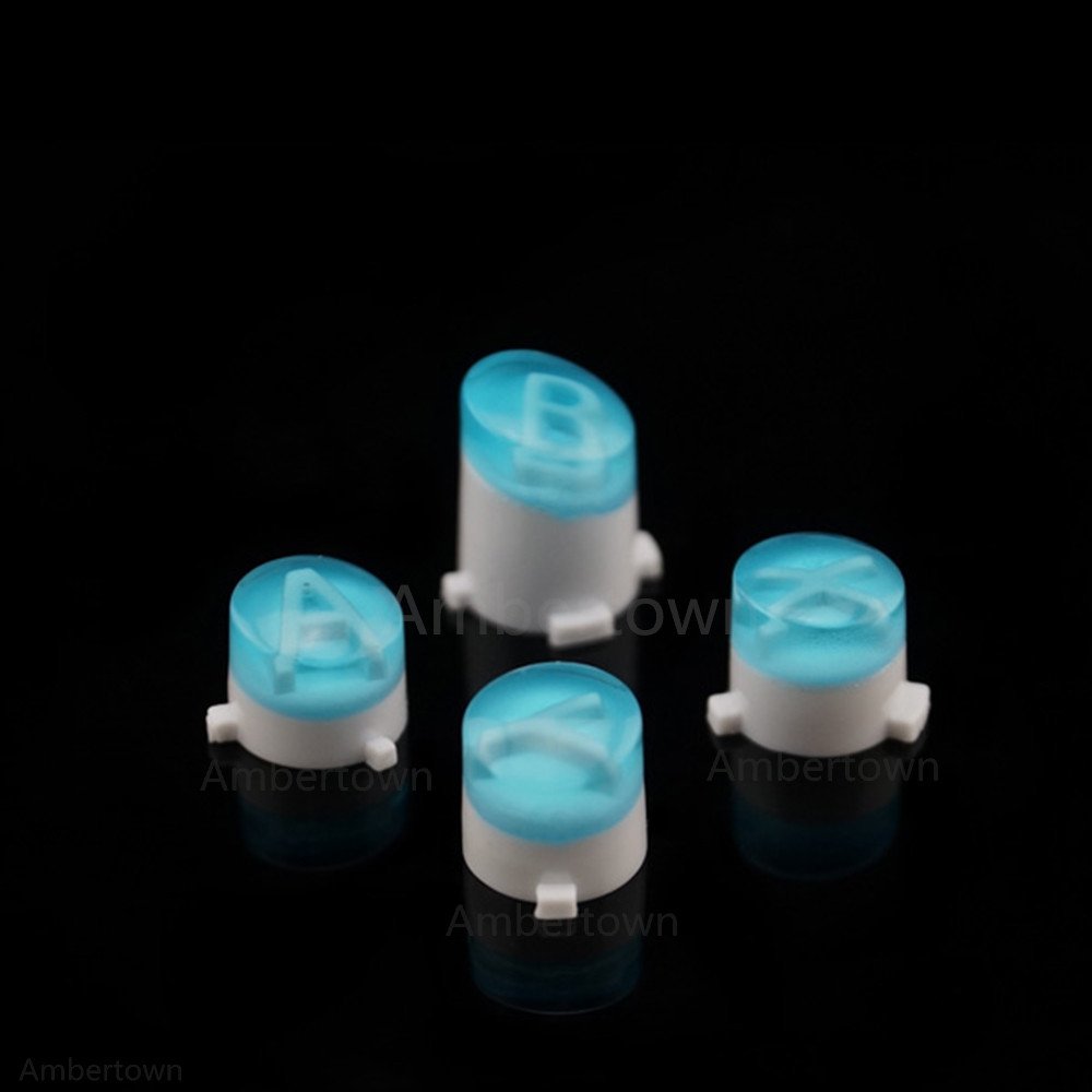 Bullet Buttons ABXY Mod Kit Levers Joystick For Xbox One S Slim Elite Controll Replacement (Clear Sky-Blue)
