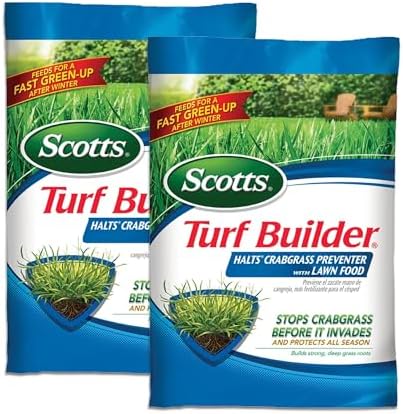 Scotts Turf Builder Halts Crabgrass Preventer with Lawn Food, 2-13.35 lbs.