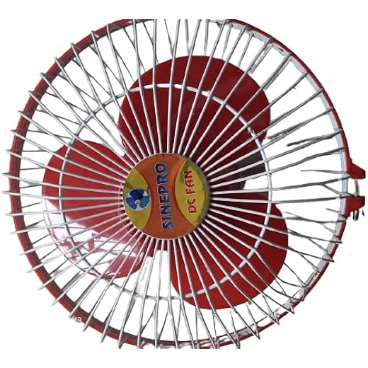 RASHRI One For All 12v 8 inch Coach Fan for Bus Truck Temp