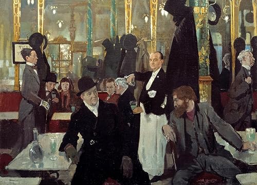 Affiche le Royal Cafe à Londres habillez vos grands murs vides avec une toile 60x90cm