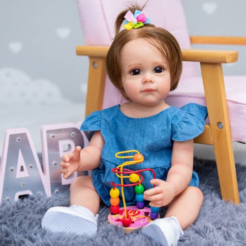 Amazon.co.jp: Meeler リボーンドール 55cmリアルな 笑顔赤ちゃん人形
