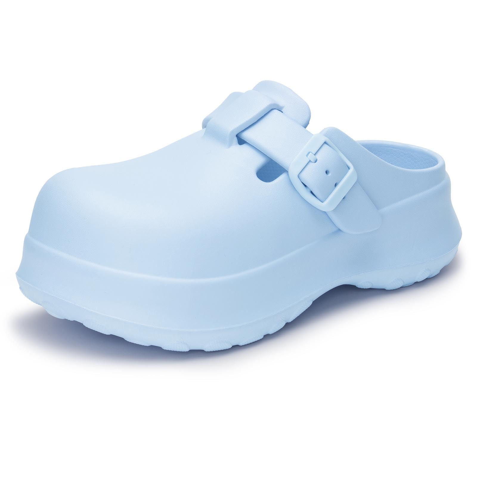 Women’s Slip On Clogs Platform Garden Shoes Size 6-8