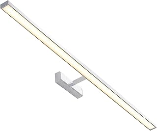 Lindby LED Wandleuchte, Wandlampe Bad Jukka (spritzwassergeschützt (Modern) in Chrom aus Aluminium (1 flammig) - Wandleuchten Spiegelleuchte Badezimmer Wandbeleuchtung Badezimmerleuchte