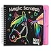 Produktbild Depesche 10709 Miss Melody - Mini Magic Scratch Book, Kratz-Buch mit tollen Pferde-Motiven zum Kratzen, magischer Farbverlauf, ca. 15,3 x 13,2 x 1,8 cm