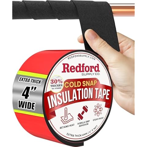Redford Supply Co. 4 Inch Pipe Insulation Tape Cover