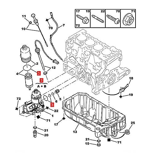 Anel de Vedação do Filtro do Motor, 1103.L8 Substituição da Peça de Substituição do Filtro à Prova d