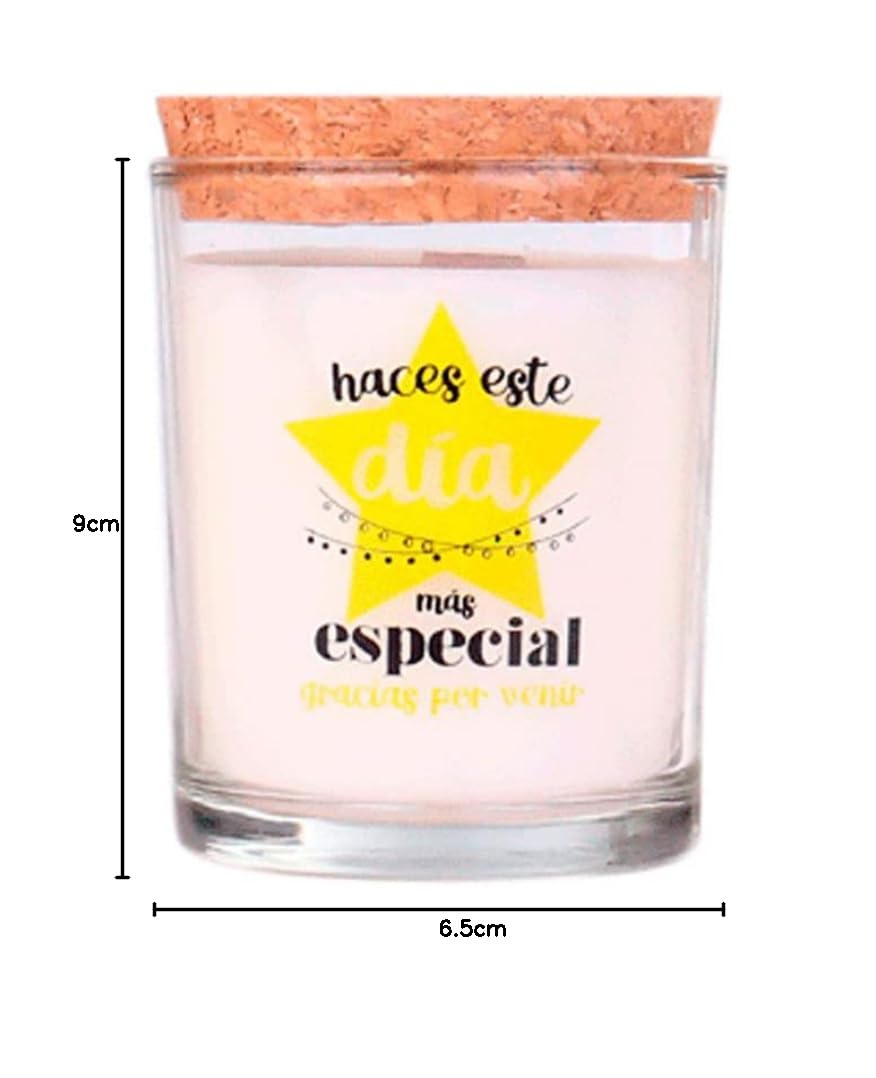 Lotto da 10 a 50 Candele Frasi Grazie per Venire - Candele per Matrimonio, Dettagli Matrimonio Donna Originale, Comunione (50)