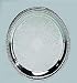 8" SILVER ROUND TRAY