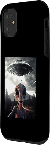 Miniatura 8 de iPhone 1212 Pro Alien UFO Selfie Alien Spaceship Weirdcore Case