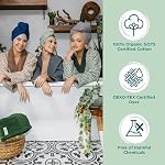 Sand Cloud Hair Towel Wrap for Women & Men, (Grey, Classic) - 100% Turkish Cotton Quick Hair Drying Towel Wrap - Absorbent Half Terry Weave Hair Plop Head Towel Wrap with Binding Edge - Image 5