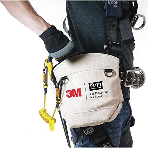 3M DBI UTILITY POUCH ZIPPER FOR BELT WHITE