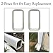 BE-TOOL 2 pcs Gutter Guards Caps Downspout Safety Caps Household Gutter Downspout Protection Covers,White Size Caps 4 * 3in