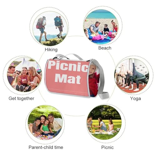 Tapis de pique-nique personnalisé cadeau idéal et couverture de plage imperméable photo - 8